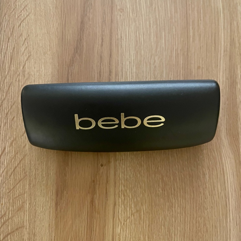 Bebe Black Hard Eyeglass Case